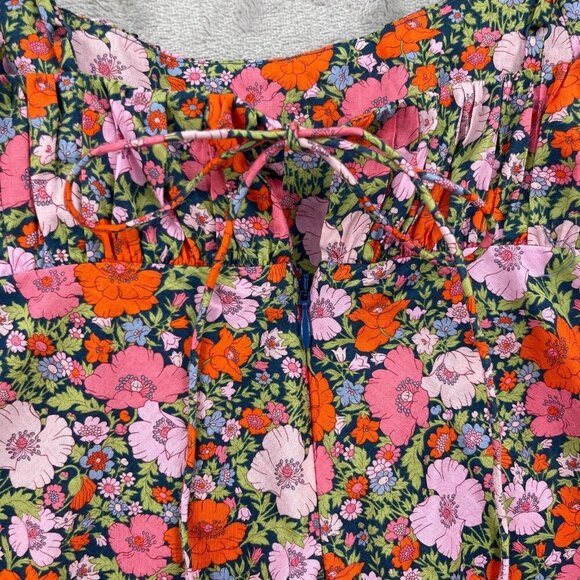 J. Crew Gathered Organic Cotton Camisole in Liberty Meadow Song Fabric - Picture 5 of 12